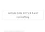 do accurate data entry, excel cleanup, and spreadsheet organization